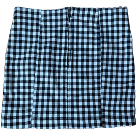 Free People Modern Femme Novelty gingham mini skirt 4 - Picture 7 of 12